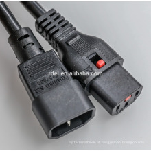 IEC 320 BLOQUEIO C13 C14 CONNECTOR